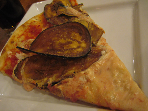 vegan eggplant pizza