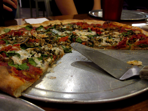 Mediterranean Pizza at Classic Slice